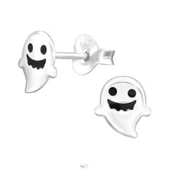 Серебряные серьги, милый призрак c улыбкой A4S43871 цена и информация | Аксессуары для детей | pigu.lt