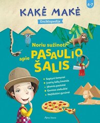 Kakė Makė. Enciklopedija. Noriu sužinoti apie PASAULIO ŠALIS цена и информация | Развивающие книги | pigu.lt