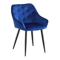 2-jų kėdžių komplektas Halmar K487, mėlynas kaina ir informacija | Virtuvės ir valgomojo kėdės | pigu.lt