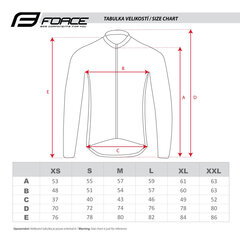 Bliuzonas Force, pilkas kaina ir informacija | Dviratininkų apranga | pigu.lt
