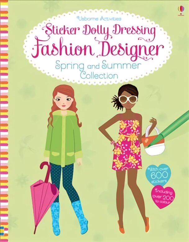 Sticker Dolly Dressing Fashion Designer Spring and Summer Collection kaina ir informacija | Knygos mažiesiems | pigu.lt