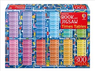 Usborne Book and Jigsaw Times Tables цена и информация | Книги для подростков и молодежи | pigu.lt