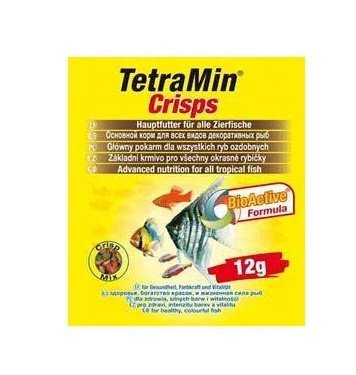 TetraMin Crisps 12g pagrindinis pašaras visoms dek. žuvims kaina ir informacija | Maistas žuvims | pigu.lt