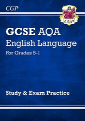 GCSE English Language AQA Study & Exam Practice: Grades 5-1 kaina ir informacija | Knygos paaugliams ir jaunimui | pigu.lt