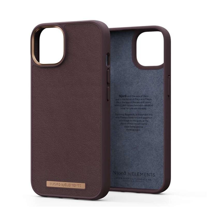 Njord by Elements Genuine Leather iPhone 14 цена и информация | Telefono dėklai | pigu.lt