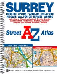Surrey Street Atlas 8th edition kaina ir informacija | Kelionių vadovai, aprašymai | pigu.lt
