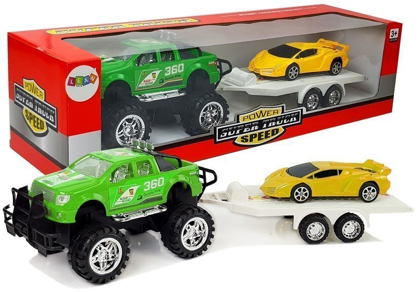 Automobilių rinkinys vaikams Auto Sportoe Yellow Terrain, 2 vnt. kaina ir informacija | Žaislai berniukams | pigu.lt