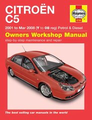 Citroen C5 Owners Workshop Manual kaina ir informacija | Kelionių vadovai, aprašymai | pigu.lt