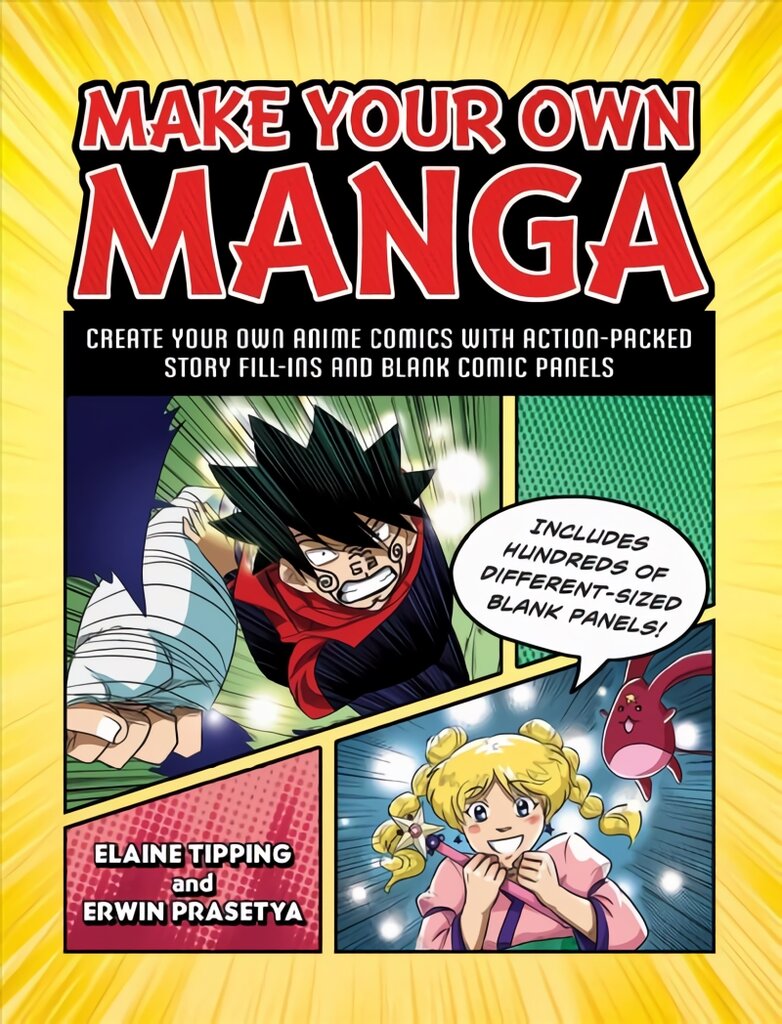 Make Your Own Manga: Create Your Own Anime Comics with Action-Packed Story Fill-Ins and Blank Comic Panels kaina ir informacija | Knygos apie meną | pigu.lt