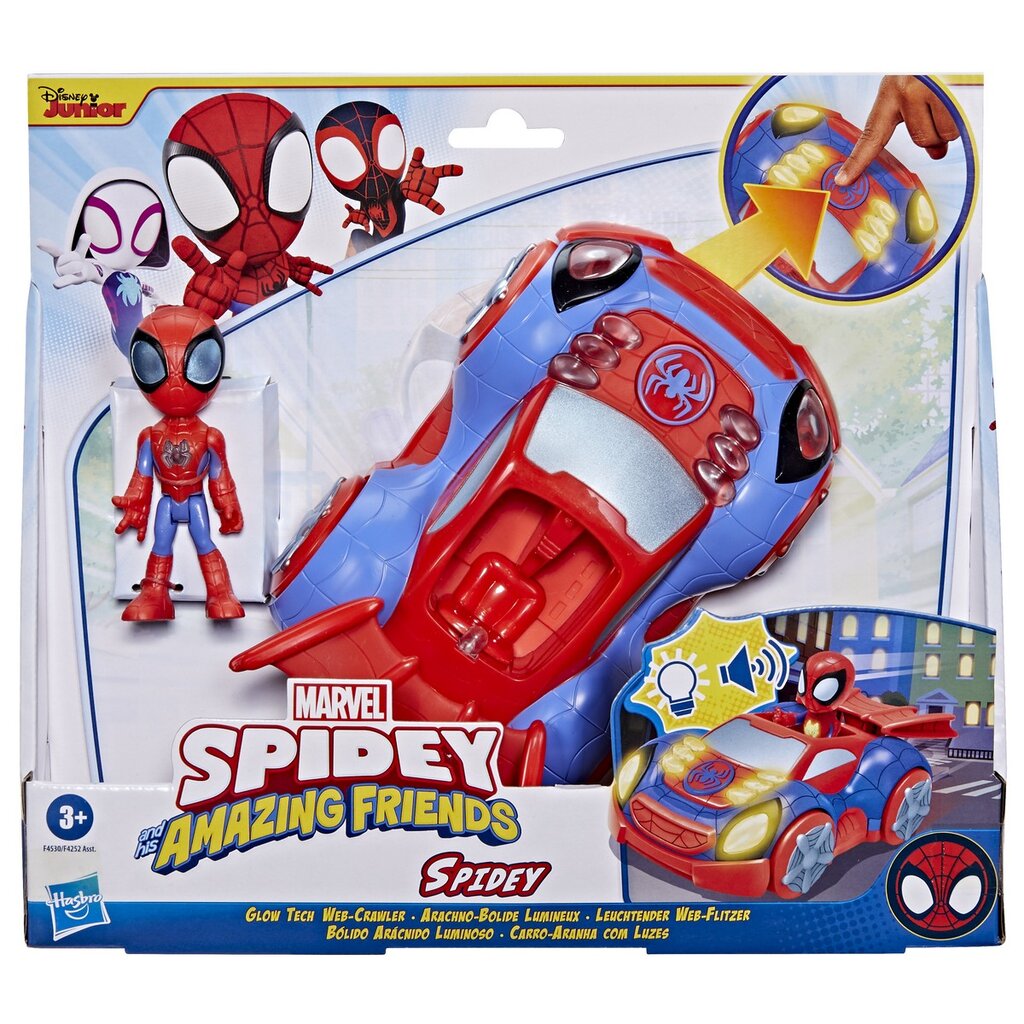 Transporto priemonių žaidimo rinkinys Hasbro, Spiderman and His Amazing Friends цена и информация | Žaislai berniukams | pigu.lt