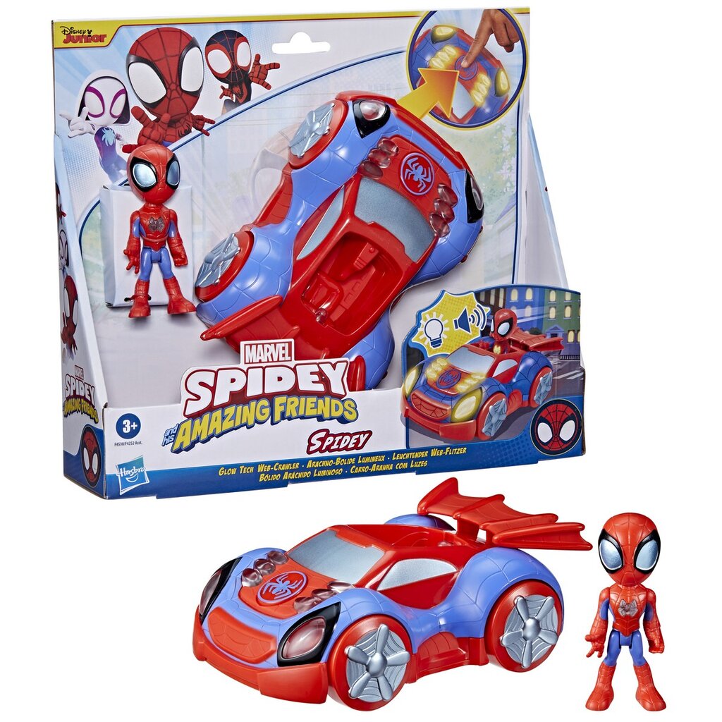 Transporto priemonių žaidimo rinkinys Hasbro, Spiderman and His Amazing Friends цена и информация | Žaislai berniukams | pigu.lt