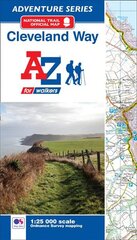 Cleveland Way National Trail Official Map: With Ordnance Survey Mapping цена и информация | Книги о питании и здоровом образе жизни | pigu.lt