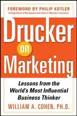 Drucker on Marketing: Lessons from the World's Most Influential Business Thinker kaina ir informacija | Ekonomikos knygos | pigu.lt