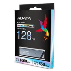 Adata Pendrive Elite 128GB USB 3.2 kaina ir informacija | USB laikmenos | pigu.lt