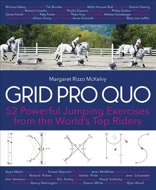 Grid Pro Quo: 52 Powerful Jumping Exercises from the World's Top Riders kaina ir informacija | Knygos apie sveiką gyvenseną ir mitybą | pigu.lt