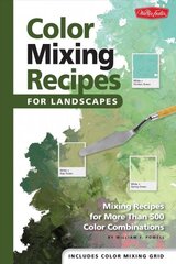 Color Mixing Recipes for Landscapes: Mixing recipes for more than 400 color combinations kaina ir informacija | Knygos apie sveiką gyvenseną ir mitybą | pigu.lt