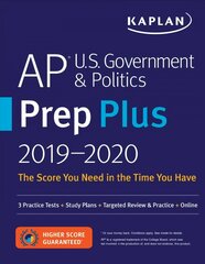 AP U.S. Government & Politics Prep Plus 2019-2020: 3 Practice Tests plus Study Plans plus Targeted Review & Practice plus Online kaina ir informacija | Socialinių mokslų knygos | pigu.lt