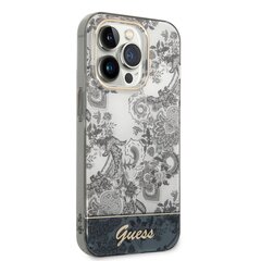 Guess PC/TPU Toile De Jouy Case for iPhone 14 Pro Max Grey цена и информация | Чехлы для телефонов | pigu.lt