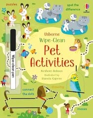 Wipe-Clean Pet Activities kaina ir informacija | Knygos mažiesiems | pigu.lt