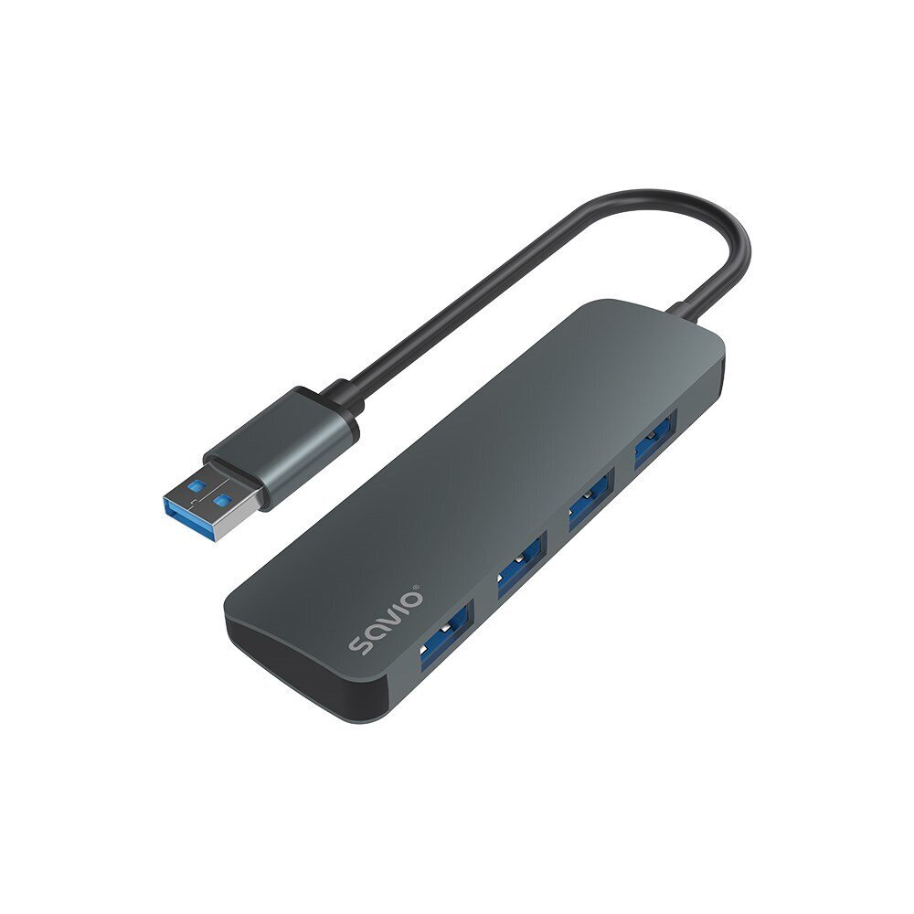 USB Centrmezgls Savio AK-53 4-Port USB 3.1 Gen 1 цена | pigu.lt