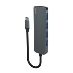 USB Centrmezgls Savio AK-53 4-Port USB-C 3.1 Gen 1 цена и информация | Адаптеры, USB-разветвители | pigu.lt