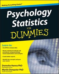 Psychology Statistics For Dummies цена и информация | Книги по социальным наукам | pigu.lt