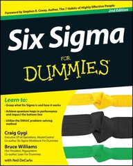 Six Sigma For Dummies 2e 2nd Edition kaina ir informacija | Ekonomikos knygos | pigu.lt