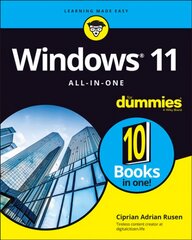 Windows 11 All-in-One For Dummies цена и информация | Книги по экономике | pigu.lt