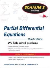 Schaum's Outline of Partial Differential Equations Revised edition kaina ir informacija | Ekonomikos knygos | pigu.lt