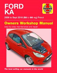 Ford Ka (09-Sept'16) 58 to 66 reg цена и информация | Путеводители, путешествия | pigu.lt