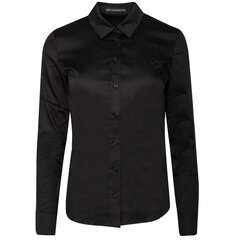 Guess moteriški marškiniai 49036, juodi цена и информация | Женские блузки, рубашки | pigu.lt