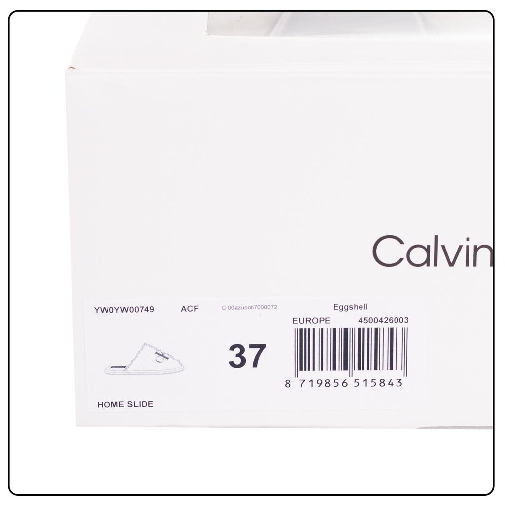 Šlepetės moterims Calvin Klein 48759, smėlio spalvos kaina ir informacija | Šlepetės moterims | pigu.lt