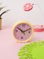 Stalinis laikrodis geltonai rožinis kaina ir informacija | Originalūs laikrodžiai | pigu.lt
