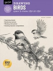 Drawing: Birds: Learn to draw step by step Revised Edition цена и информация | Книги об искусстве | pigu.lt