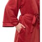 Chalatas moterims Robes Velour Robe 7613139748007, raudonas цена и информация | Chalatai moterims | pigu.lt