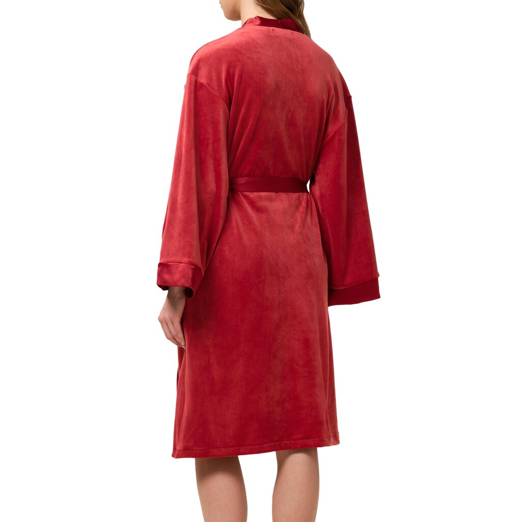 Chalatas moterims Robes Velour Robe 7613139748007, raudonas цена и информация | Chalatai moterims | pigu.lt