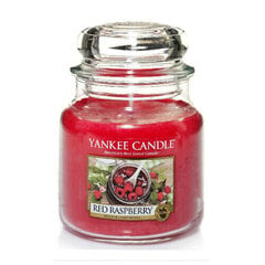 Kvapioji žvakė Yankee Candle Red Raspberry, 411 g kaina ir informacija | Žvakės, Žvakidės | pigu.lt