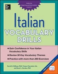 Italian Vocabulary Drills цена и информация | Пособия по изучению иностранных языков | pigu.lt