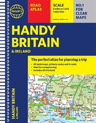Philip's Handy Road Atlas Britain: (Spiral A5) цена и информация | Путеводители, путешествия | pigu.lt