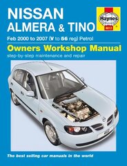 Nissan Almera & Tino Service And Repair Manual: 00-07 kaina ir informacija | Kelionių vadovai, aprašymai | pigu.lt