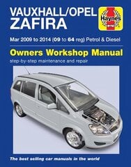 Vauxhall/Opel Zafira Petrol & Diesel (Mar '09-'14) 09 To 64 цена и информация | Путеводители, путешествия | pigu.lt