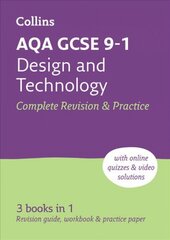 AQA GCSE 9-1 Design & Technology Complete Revision & Practice: Ideal for Home Learning, 2023 and 2024 Exams 2nd Revised edition kaina ir informacija | Knygos paaugliams ir jaunimui | pigu.lt