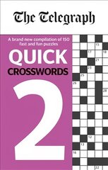 Telegraph Quick Crosswords 2 kaina ir informacija | Lavinamosios knygos | pigu.lt