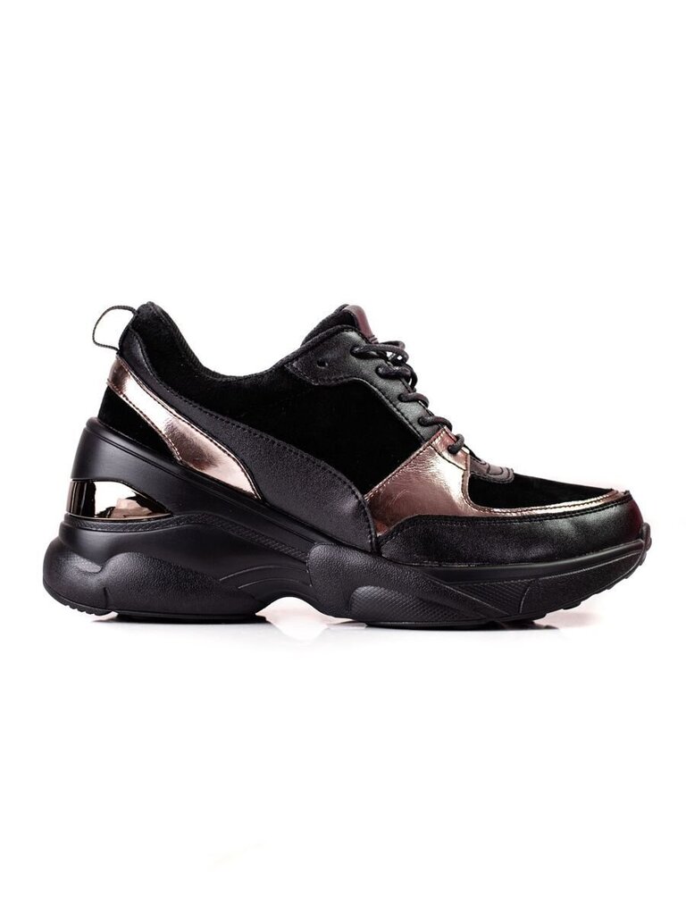 Sportiniai batai moterims Shelovet POL79335, juodi цена и информация | Sportiniai bateliai, kedai moterims | pigu.lt