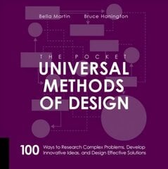 Pocket Universal Methods of Design: 100 Ways to Research Complex Problems, Develop Innovative Ideas, and Design Effective Solutions цена и информация | Книги об искусстве | pigu.lt