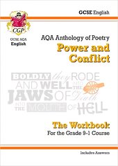 GCSE English Literature AQA Poetry Workbook: Power & Conflict Anthology   (includes Answers) цена и информация | Книги для подростков и молодежи | pigu.lt