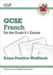 GCSE French Exam Practice Workbook (includes Answers & Free Online Audio), Grades 9-1 kaina ir informacija | Knygos paaugliams ir jaunimui | pigu.lt