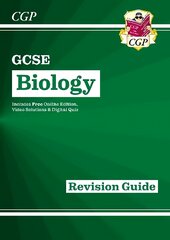 GCSE Biology Revision Guide includes Online Edition, Videos & Quizzes kaina ir informacija | Knygos paaugliams ir jaunimui | pigu.lt