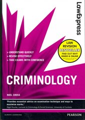 Law Express: Criminology цена и информация | Книги по экономике | pigu.lt