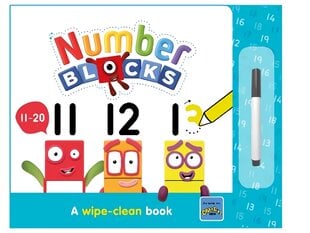 Numberblocks 11-20: A Wipe-Clean Book цена и информация | Книги для самых маленьких | pigu.lt